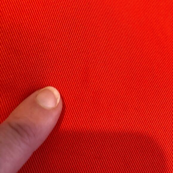 Soft Surroundings red orange button hem roll tab sleeve tunic top size Medium - Picture 8 of 15